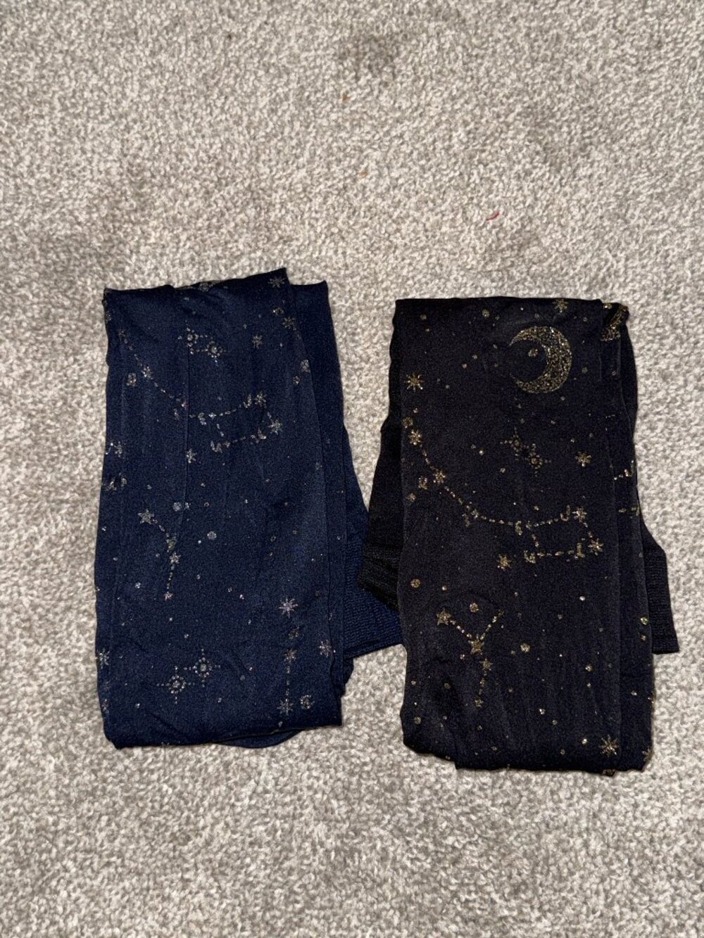Glitter Constellation Witchy Snag Tights Size C